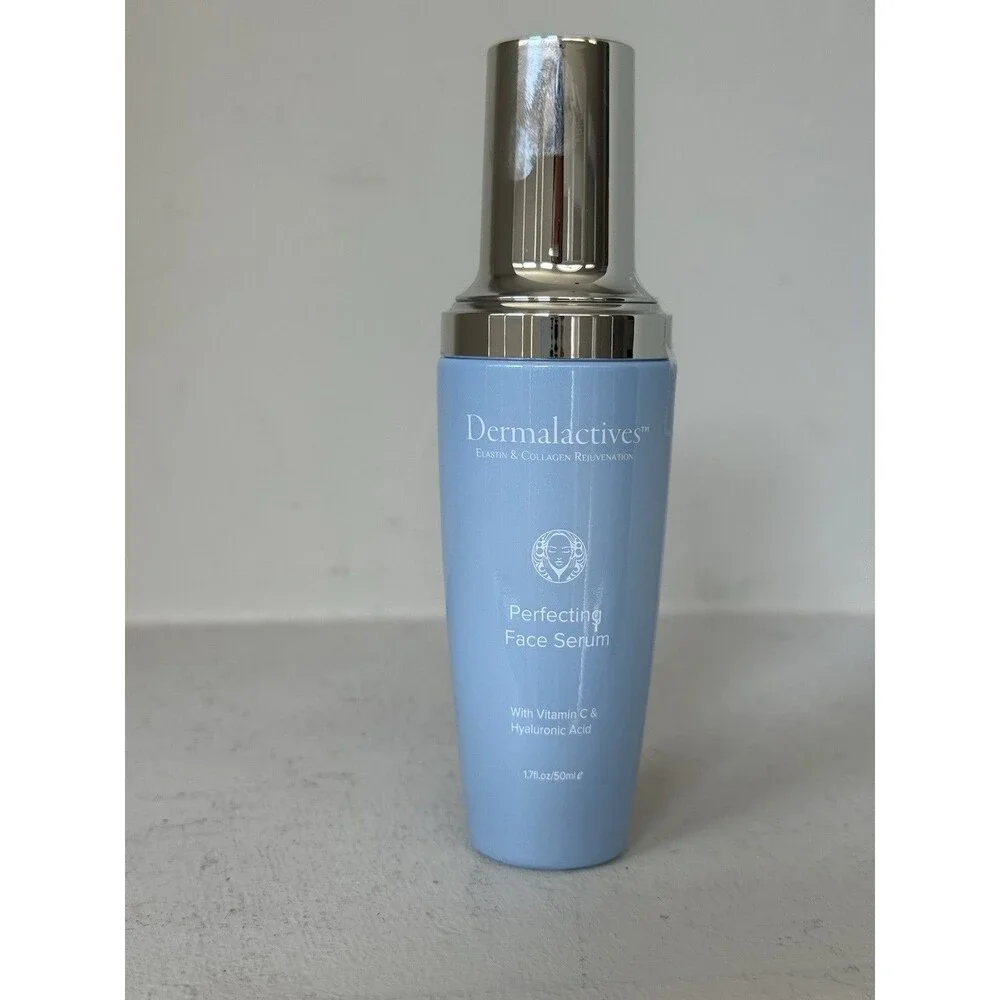 Dermalactives Perfecting Face Serum Vitamin C Hyaluronic Acid 1.7 oz / 50ml New